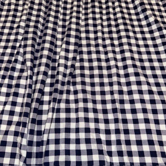Draper James Gingham Dress Smocked Mini Square Neck Short Sleeve Casual Size 2X - Picture 7 of 13